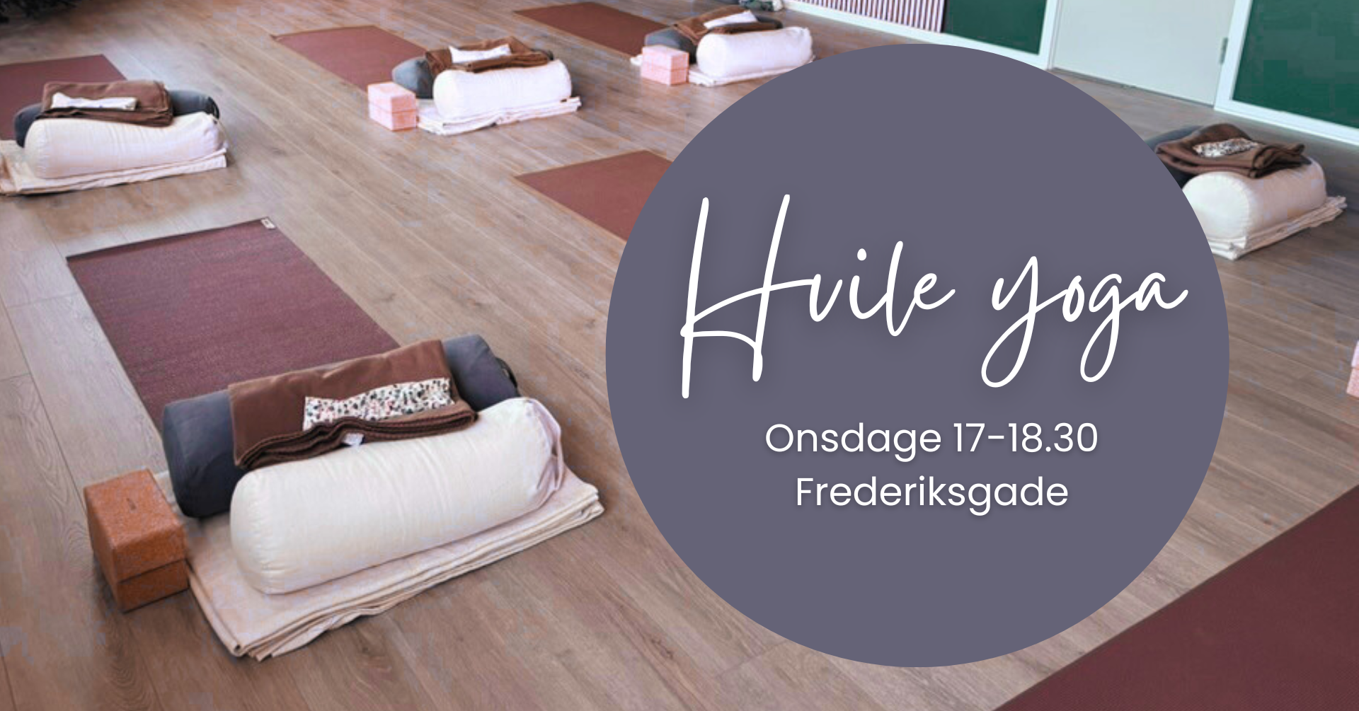 Restorativ yoga på onsdage i Aarhus C