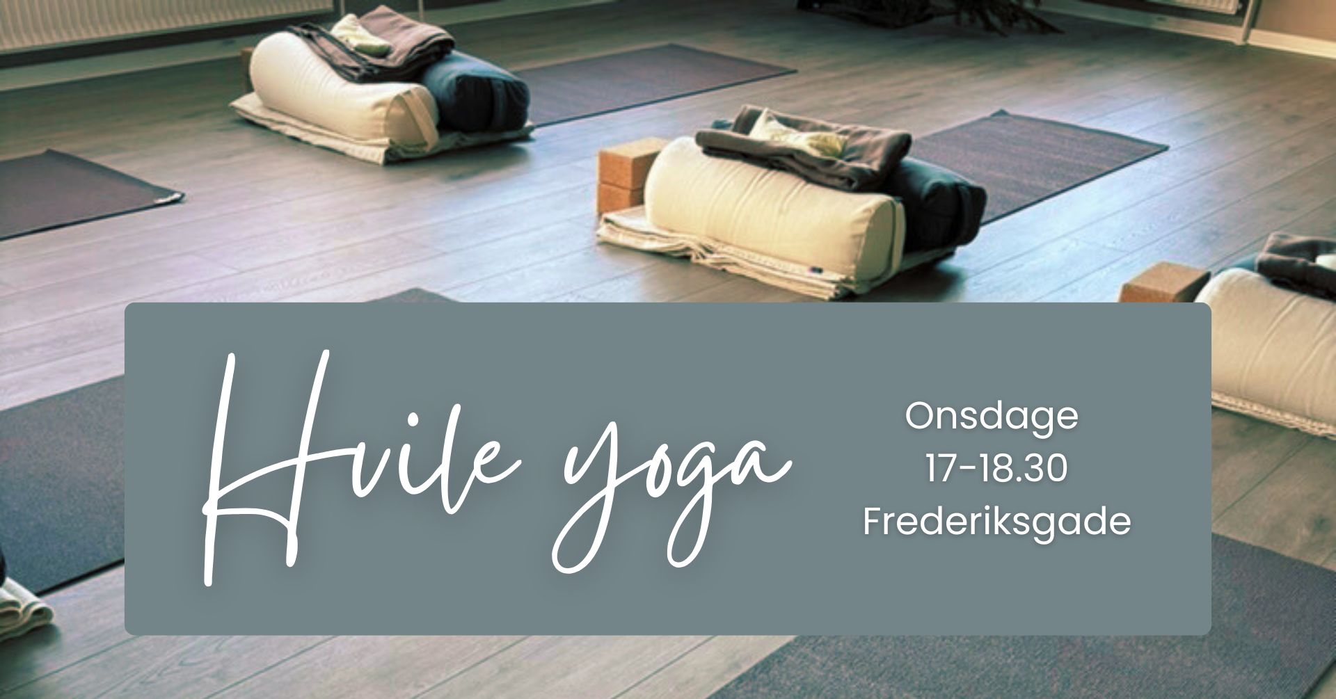 Hold med hvileyoga hver onsdag fra 4. marts